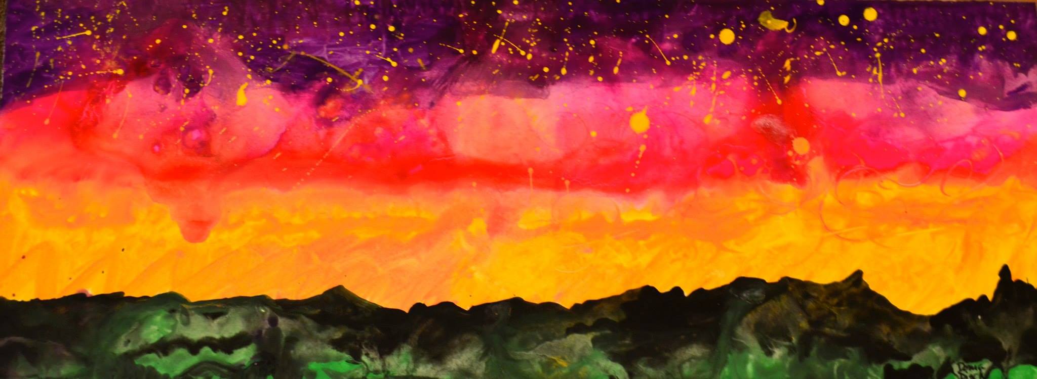© Children of the universe * mixed media *