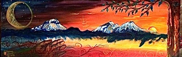 ***************© The Ancients * mixed media *