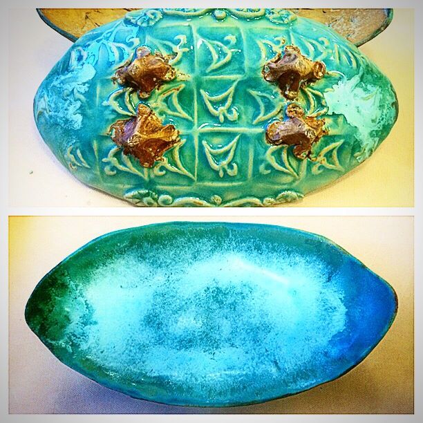 Blue footed bowl * Hand-sculpted ceramic *