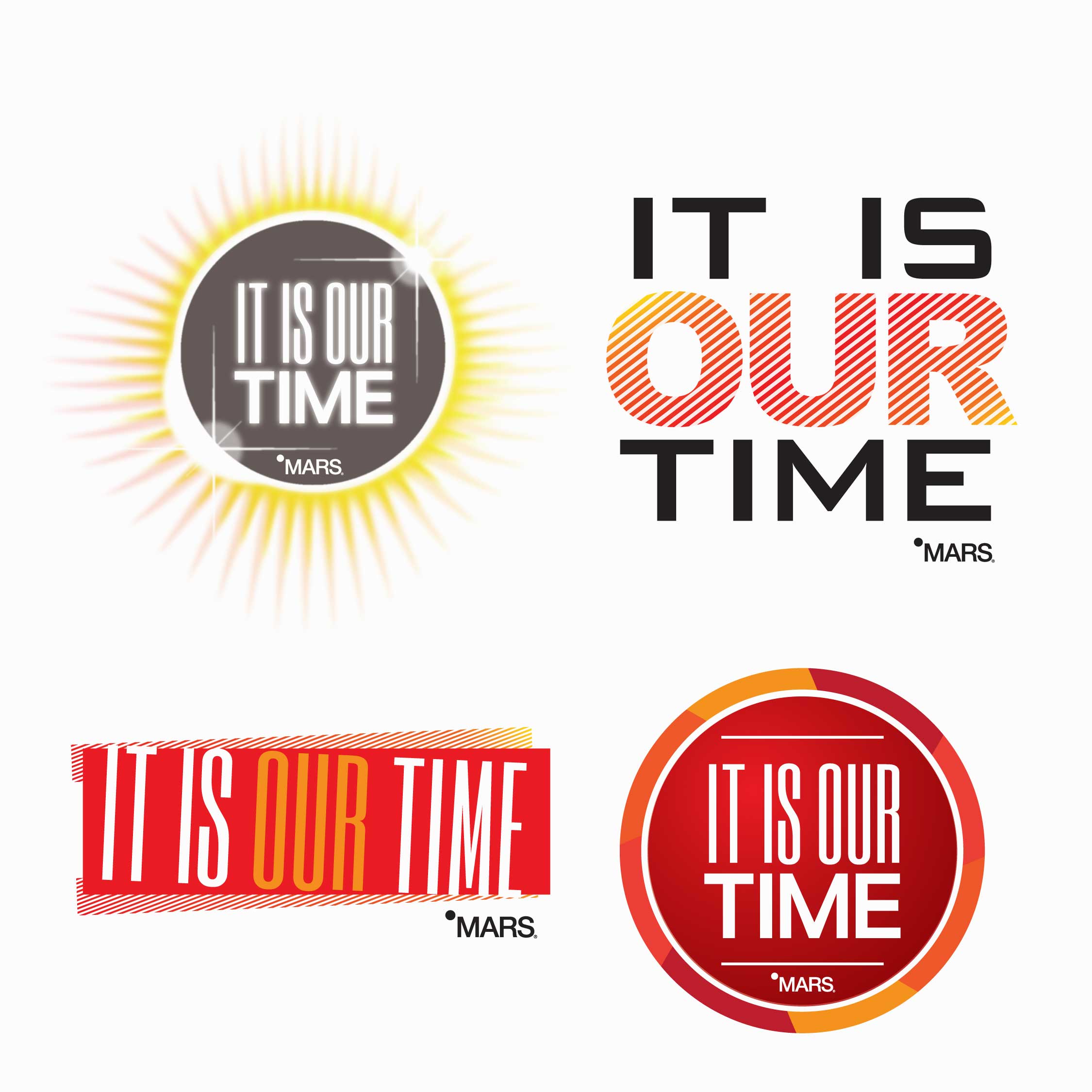 The Mars Agency 40th Anniversary Logos