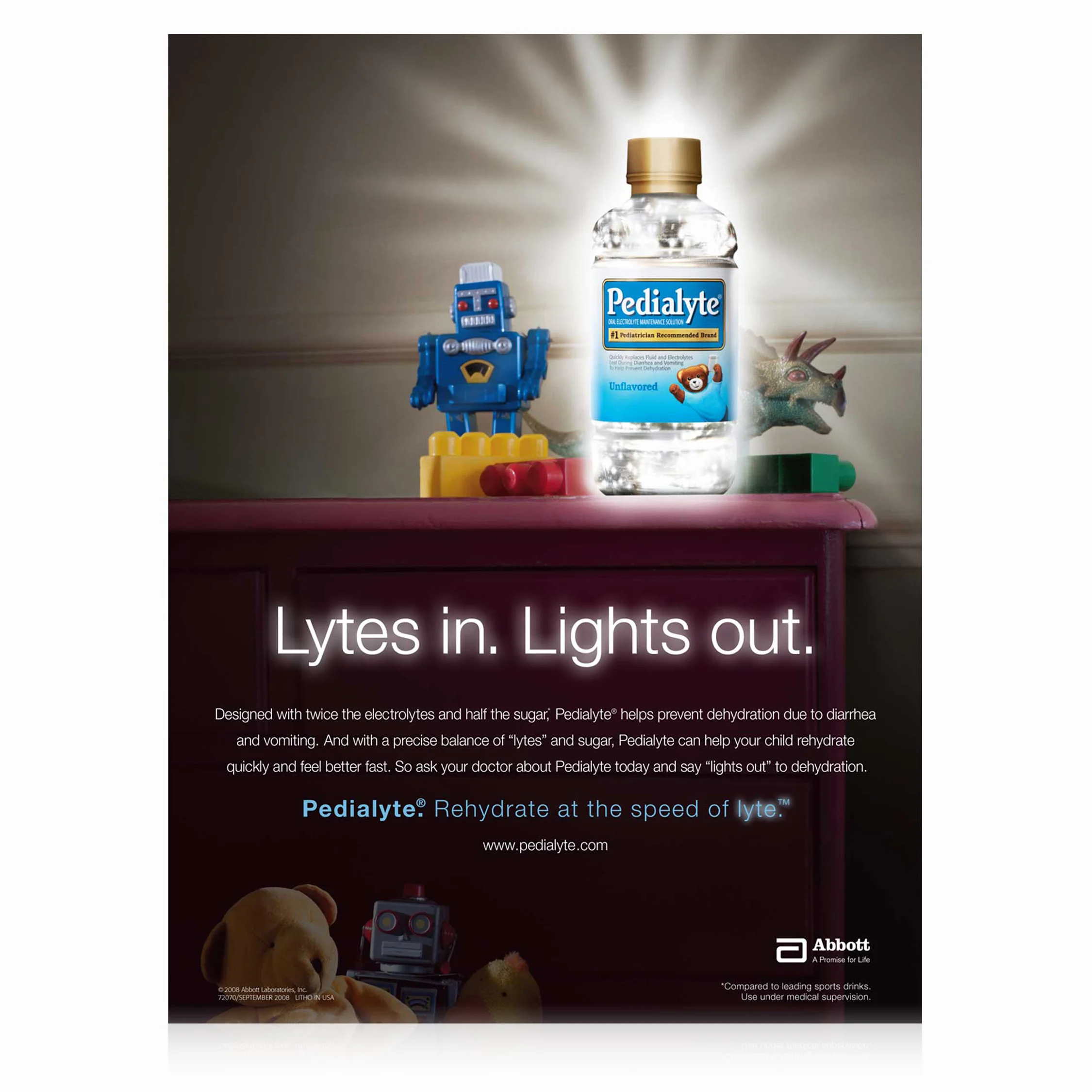 Pedialyte "Lights in, Lights Out" Campaign