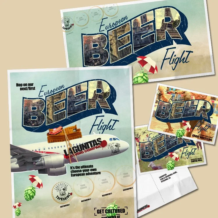Lagunitas Beer Flight Promotion