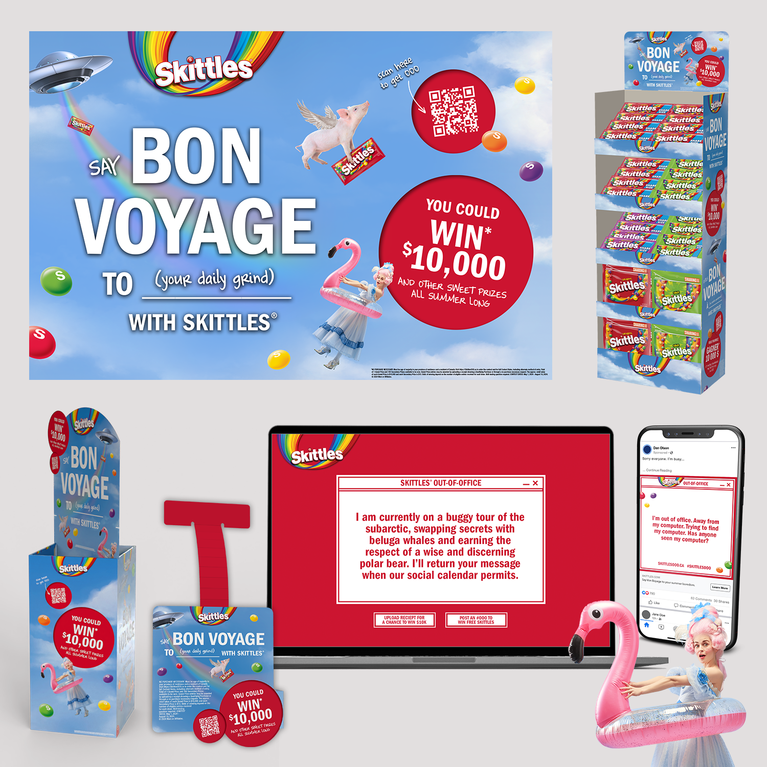Skittles Out Of Office Promotion