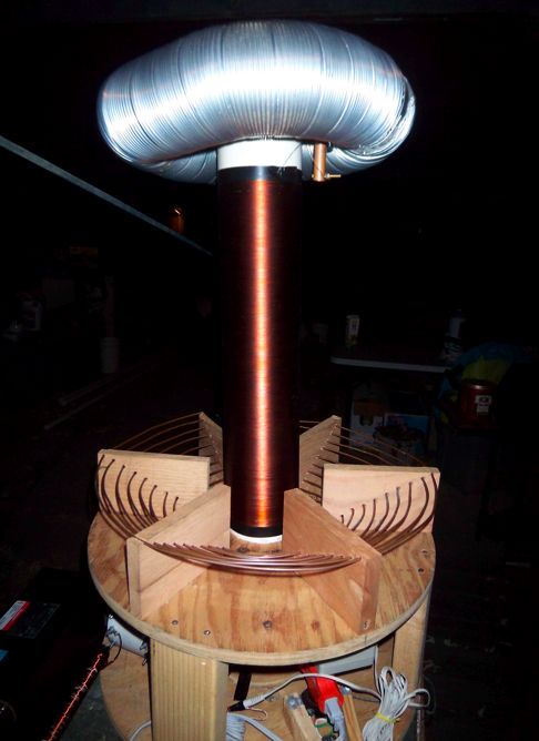 Completed Tesla Coil