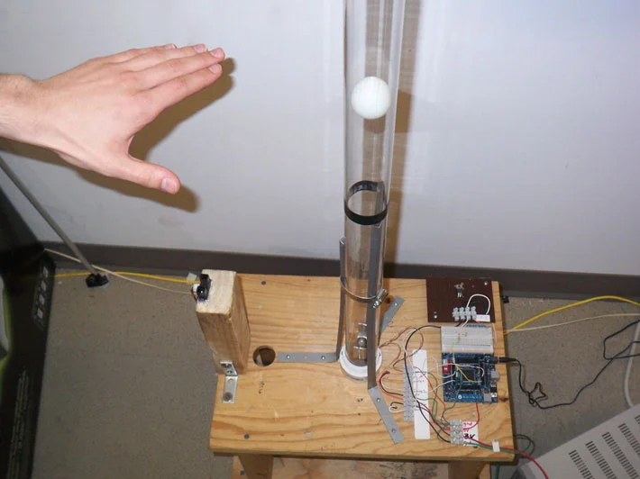 Levitating Ping-Pong Ball Setup