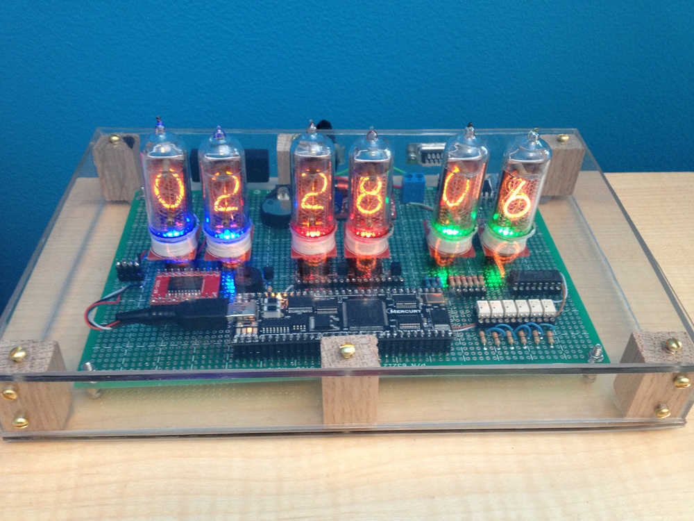 Completed Nixie clock!