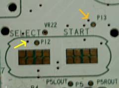 Select/start control pins