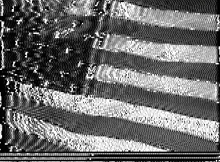 160x120 black and white transmission (8 seconds)