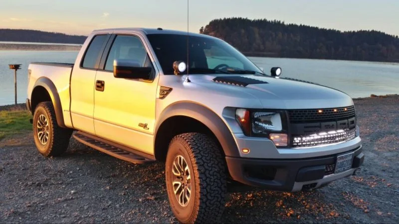 Alternative Offroad Ford F-150 & Raptor Hood Mount Light Brackets & VisionX Light Cannons