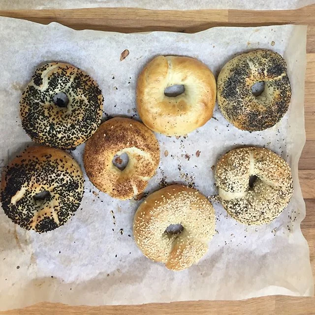 Great fun continuing the baking journey with Bagels and Pretzels at @breadaheadboroughmarket with the lovely @justingellatly today. Will be working on these!