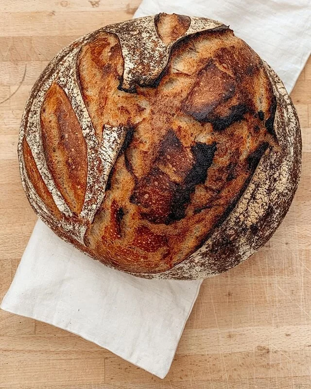 Getting some of the best loaves I&rsquo;ve ever made courtesy of @csaffitz and @nytimes. 36hours in the fridge seems to have really helped.