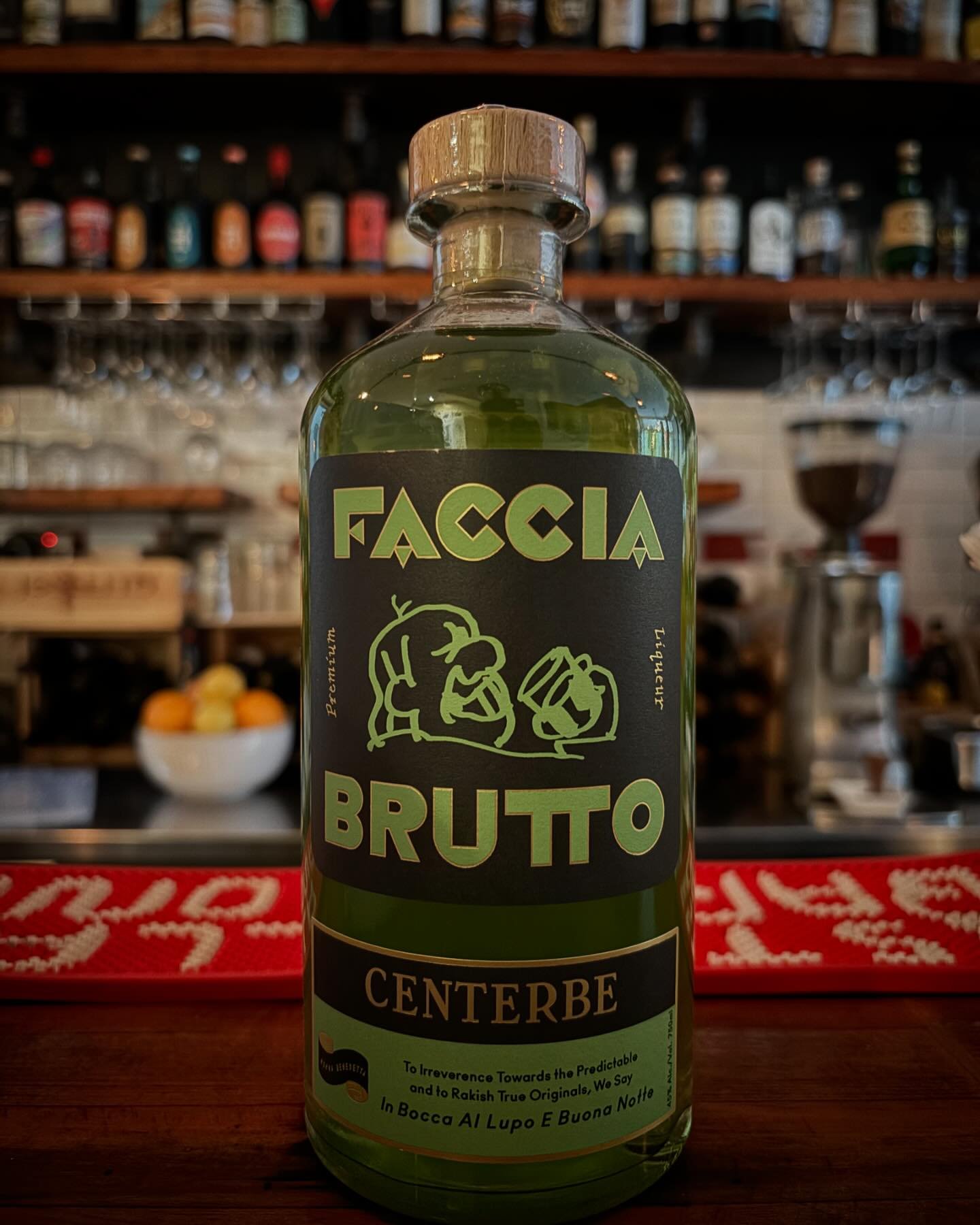 Our Amaro Bars newest @faccia_brutto_spirits