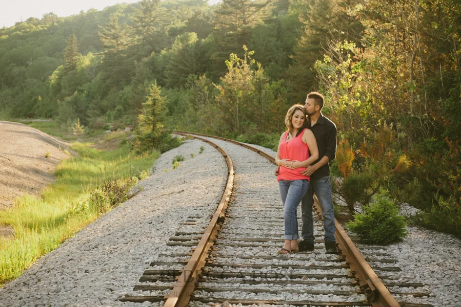 Rail Road Tracks Engagement Picutes
