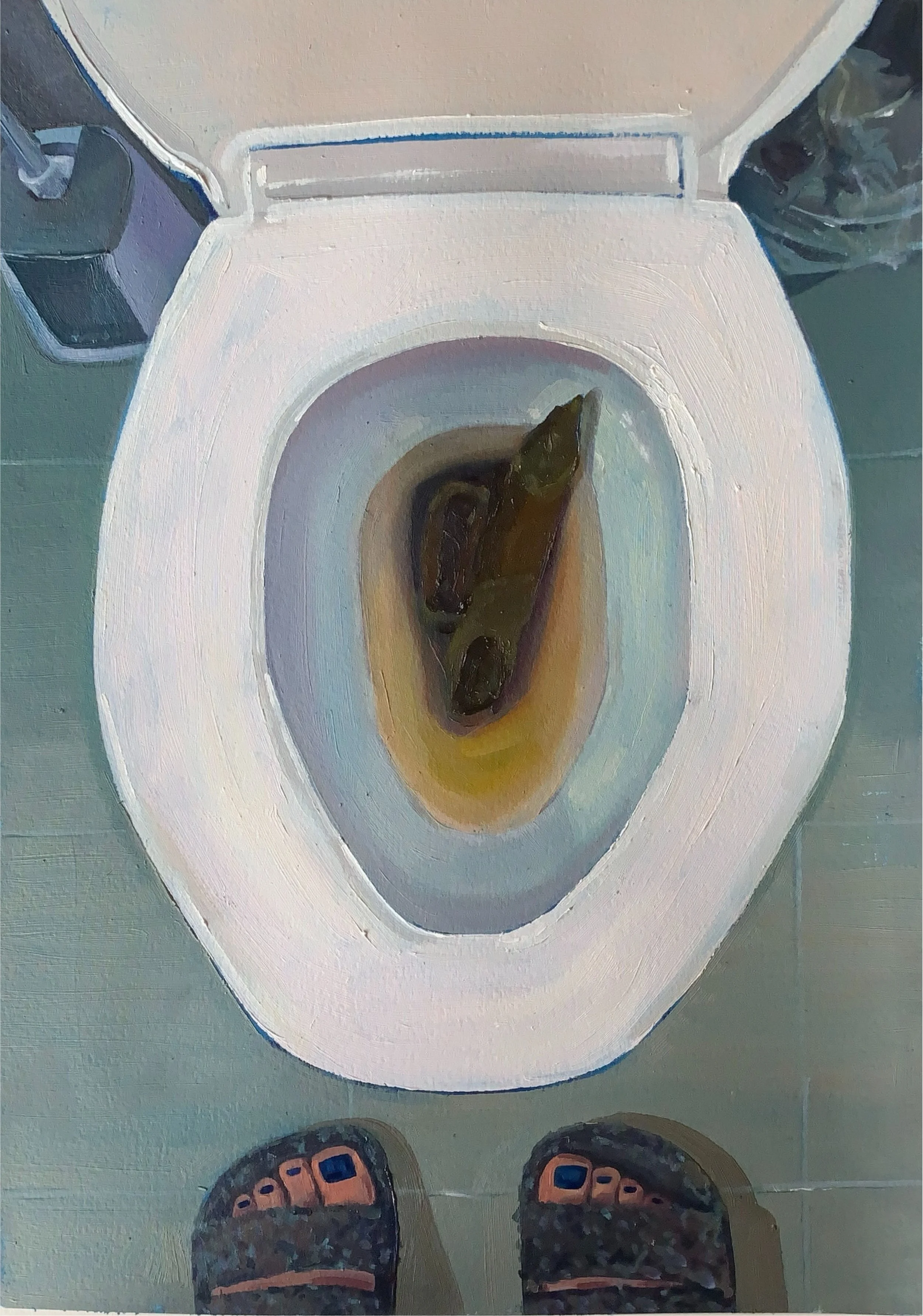  oil on paper 2026 