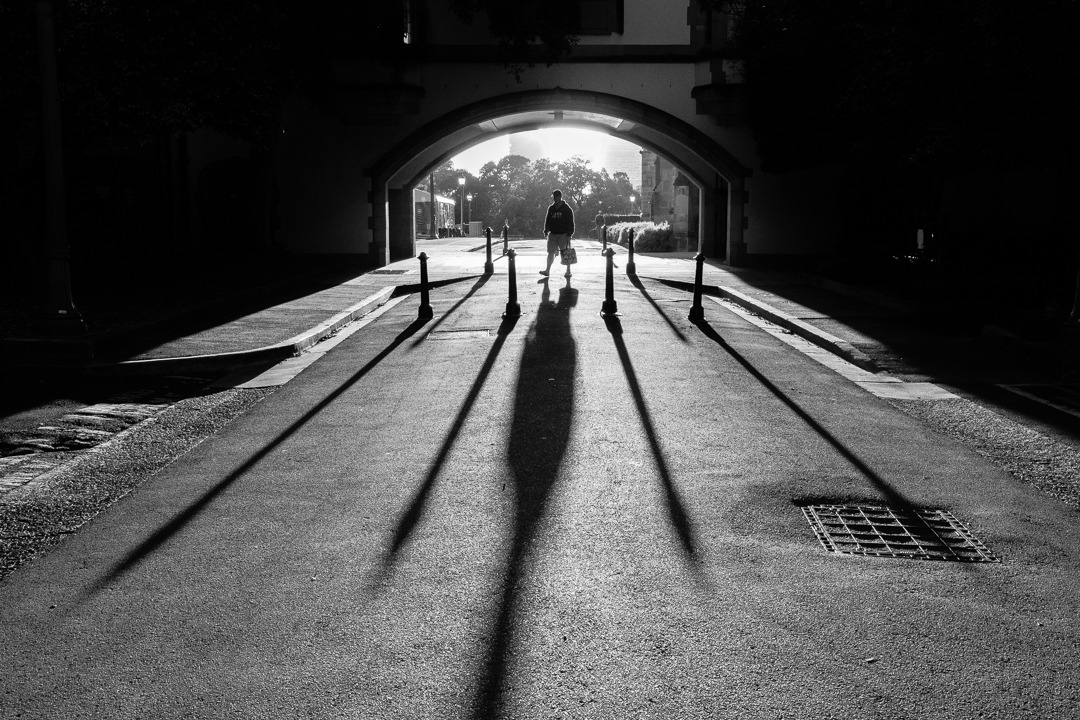 Use people as just another compositional element.