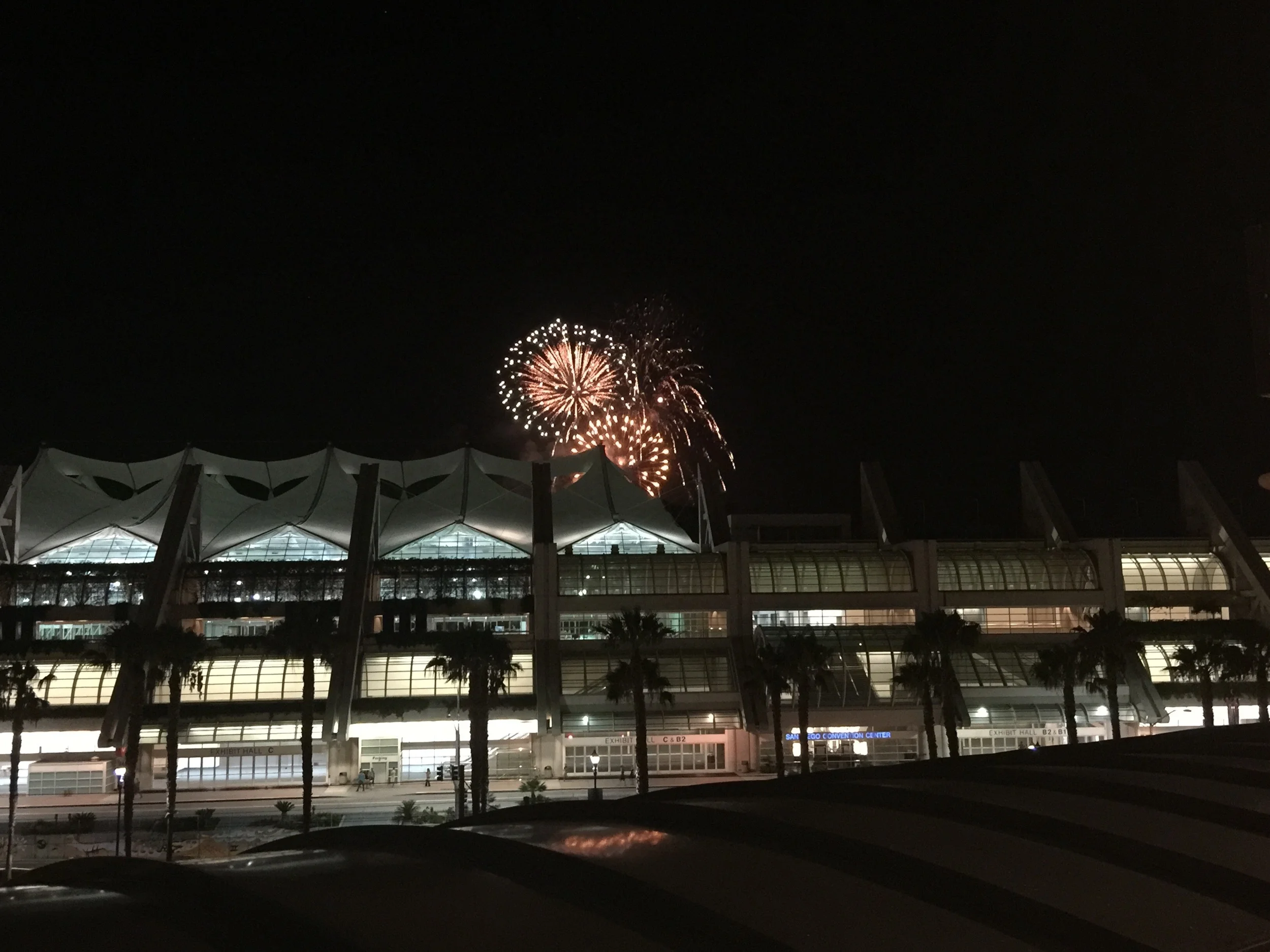 Fireworks across our outdoor venue