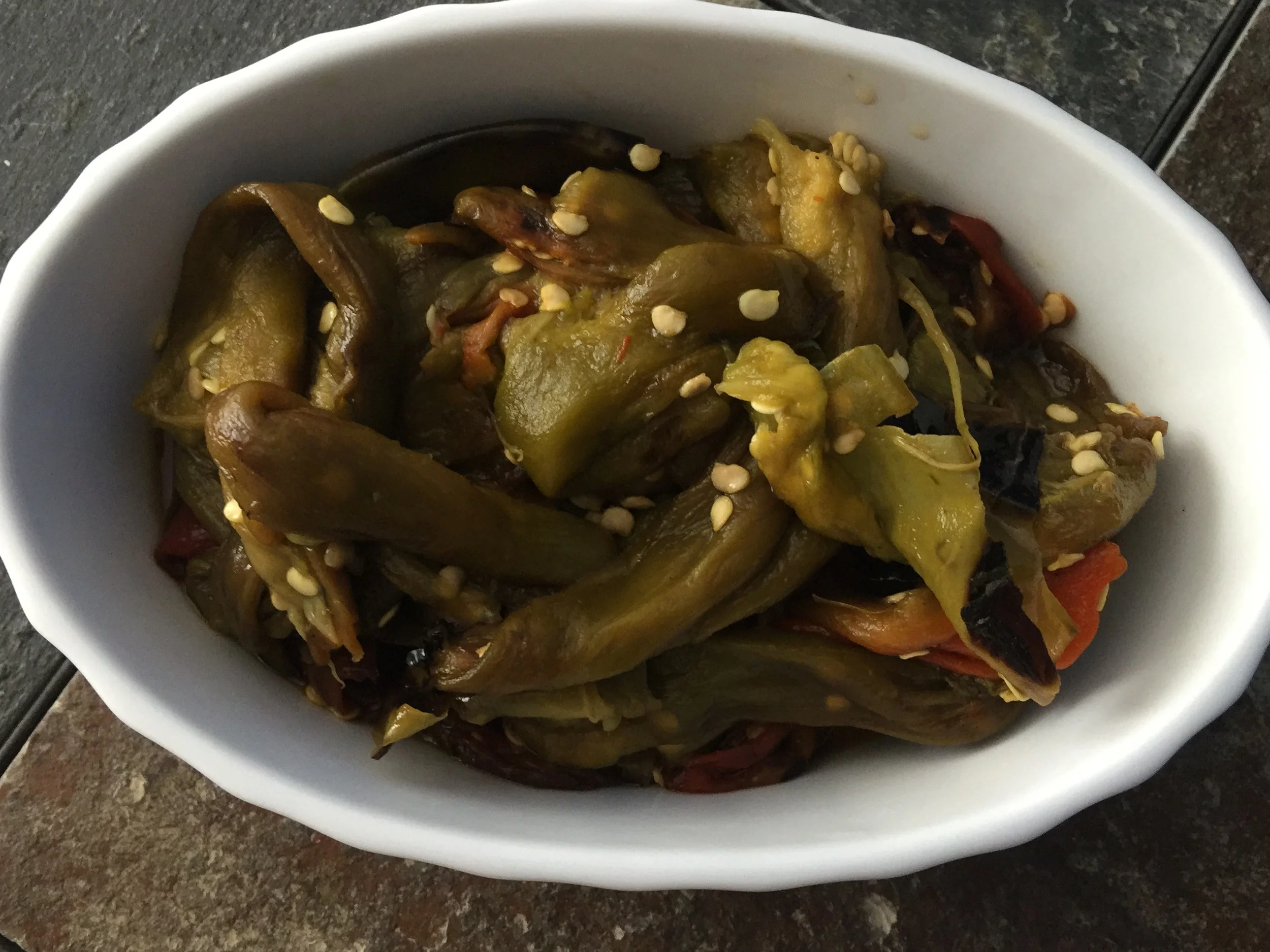 Chiles Sans the Skins