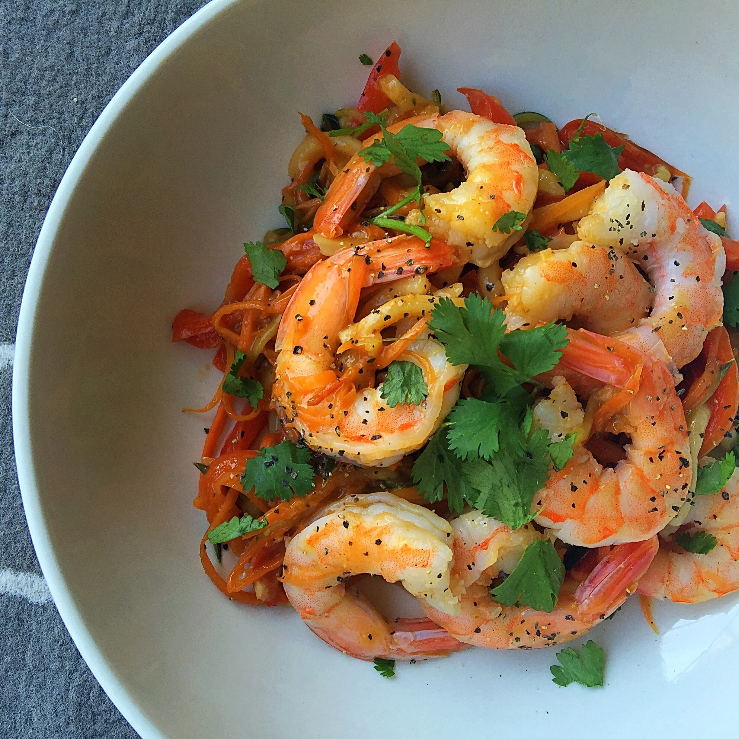 My Gluten Free Version but oh so fresh and so PAD THAI tasting. 