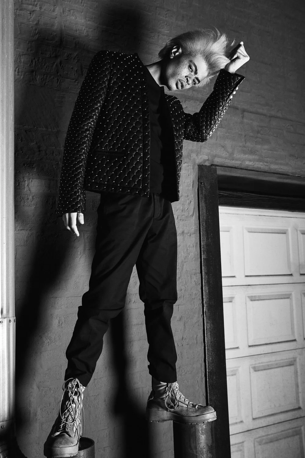Men's editorial on location — photographed by Sal Misseri