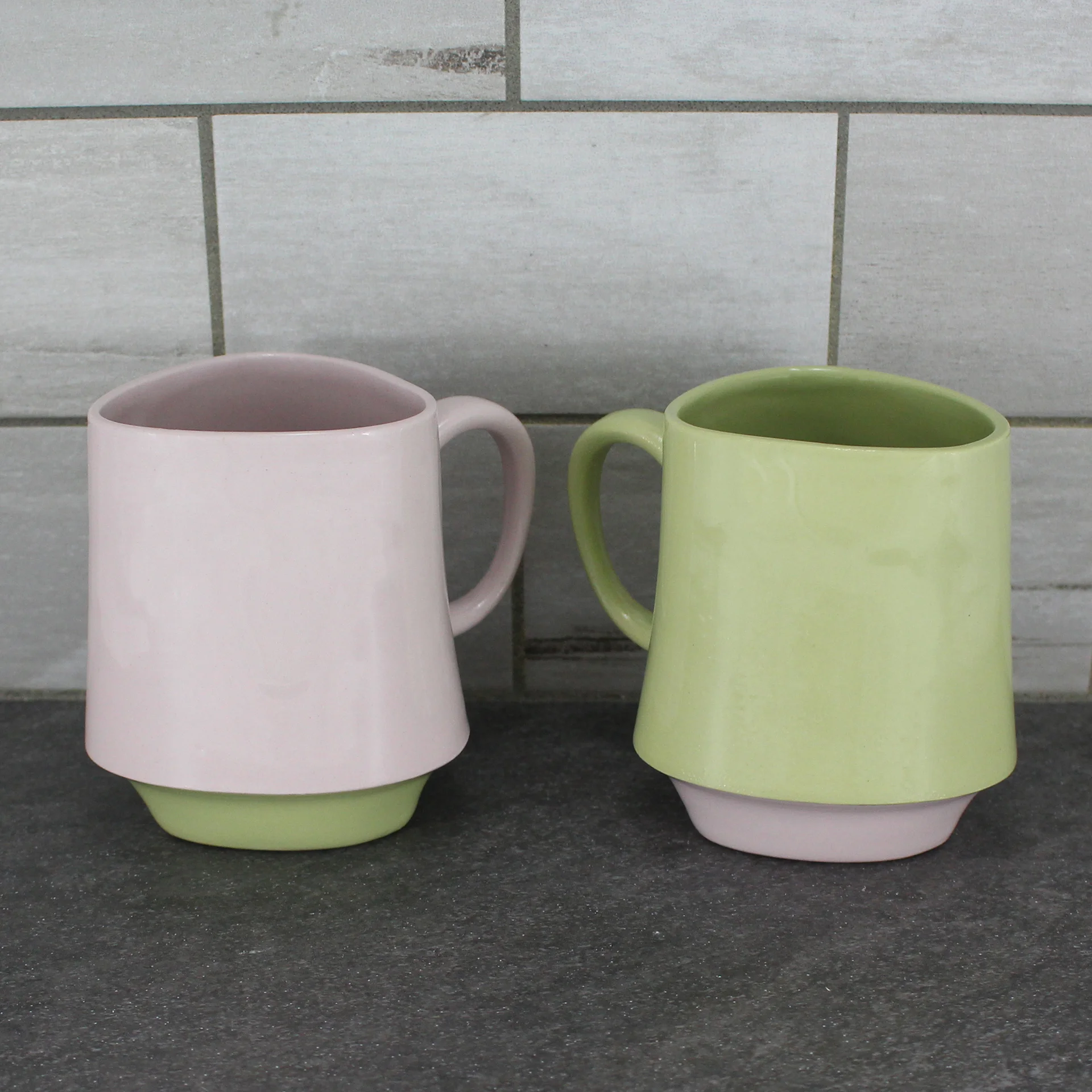 Mug #2: Purple and Avocado