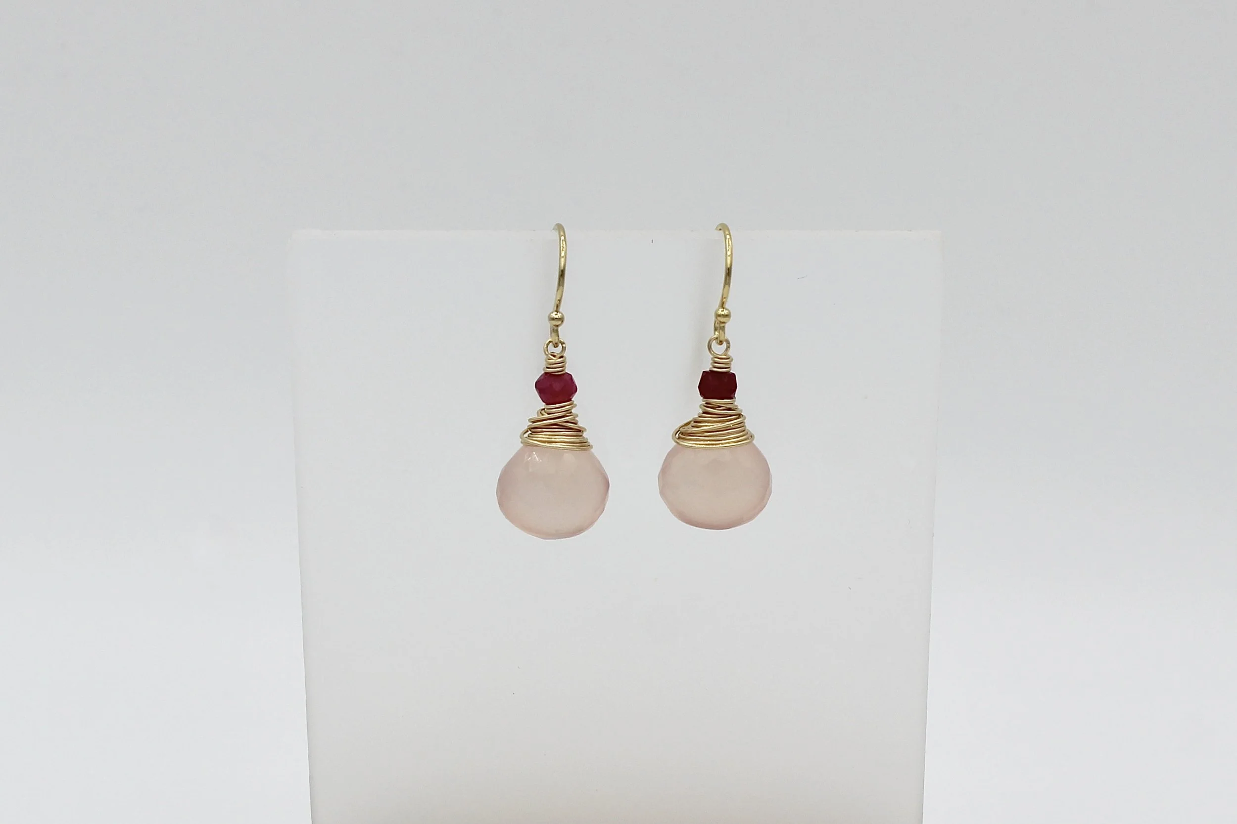 Chattral – Rose Quartz Earrings