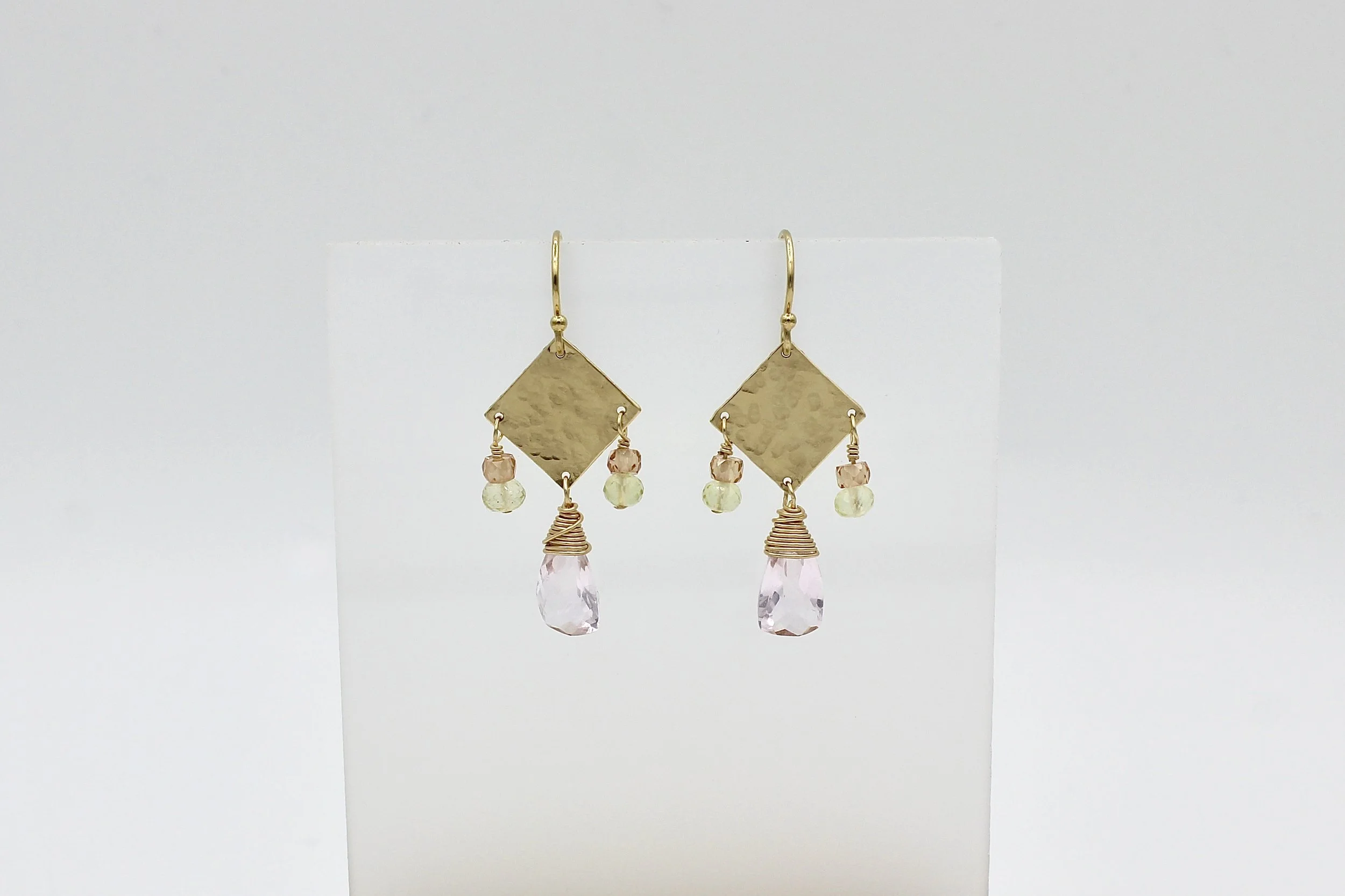 Chattral – Rose Quartz Earrings