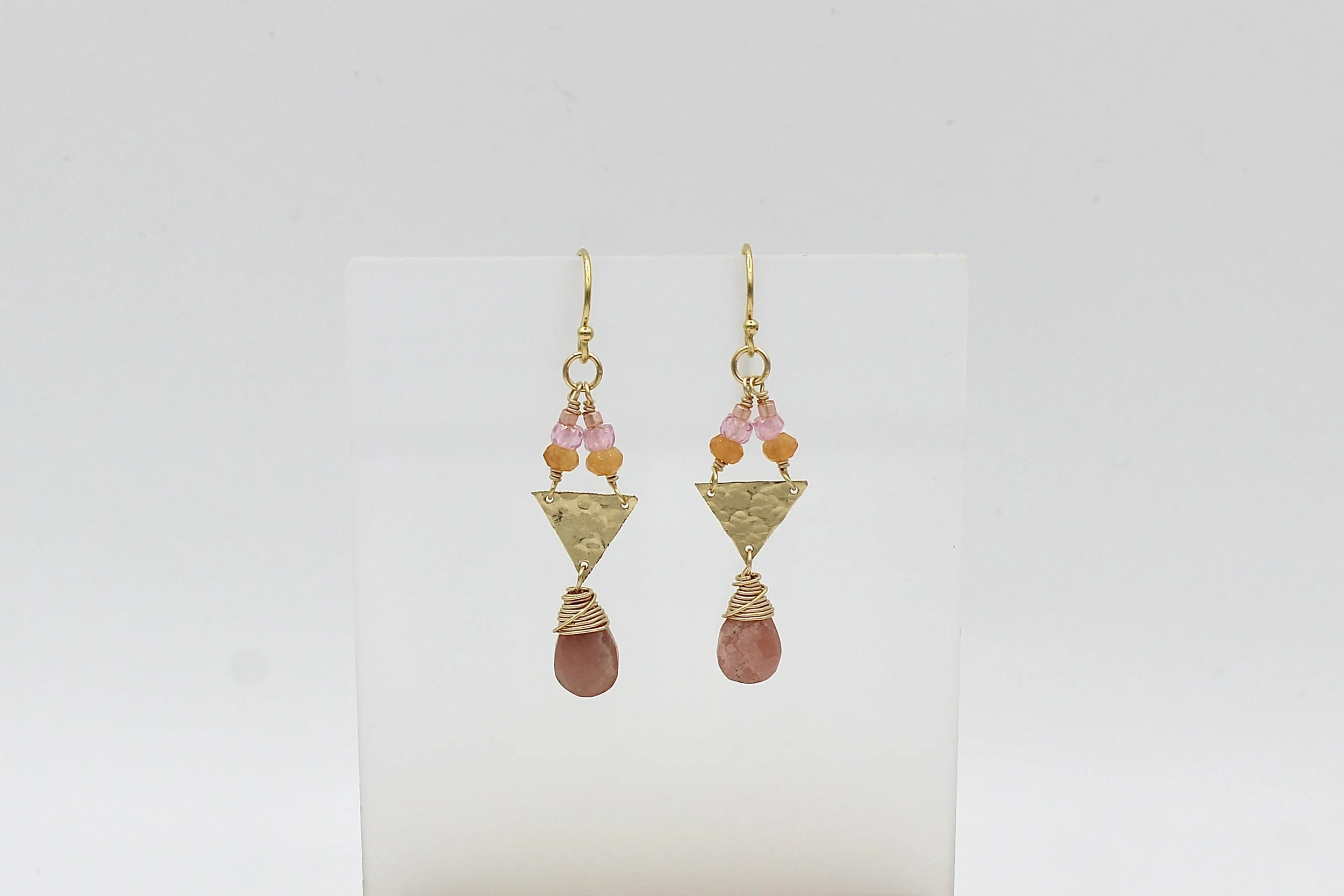 Chattral – Rhodochrosite Earrings