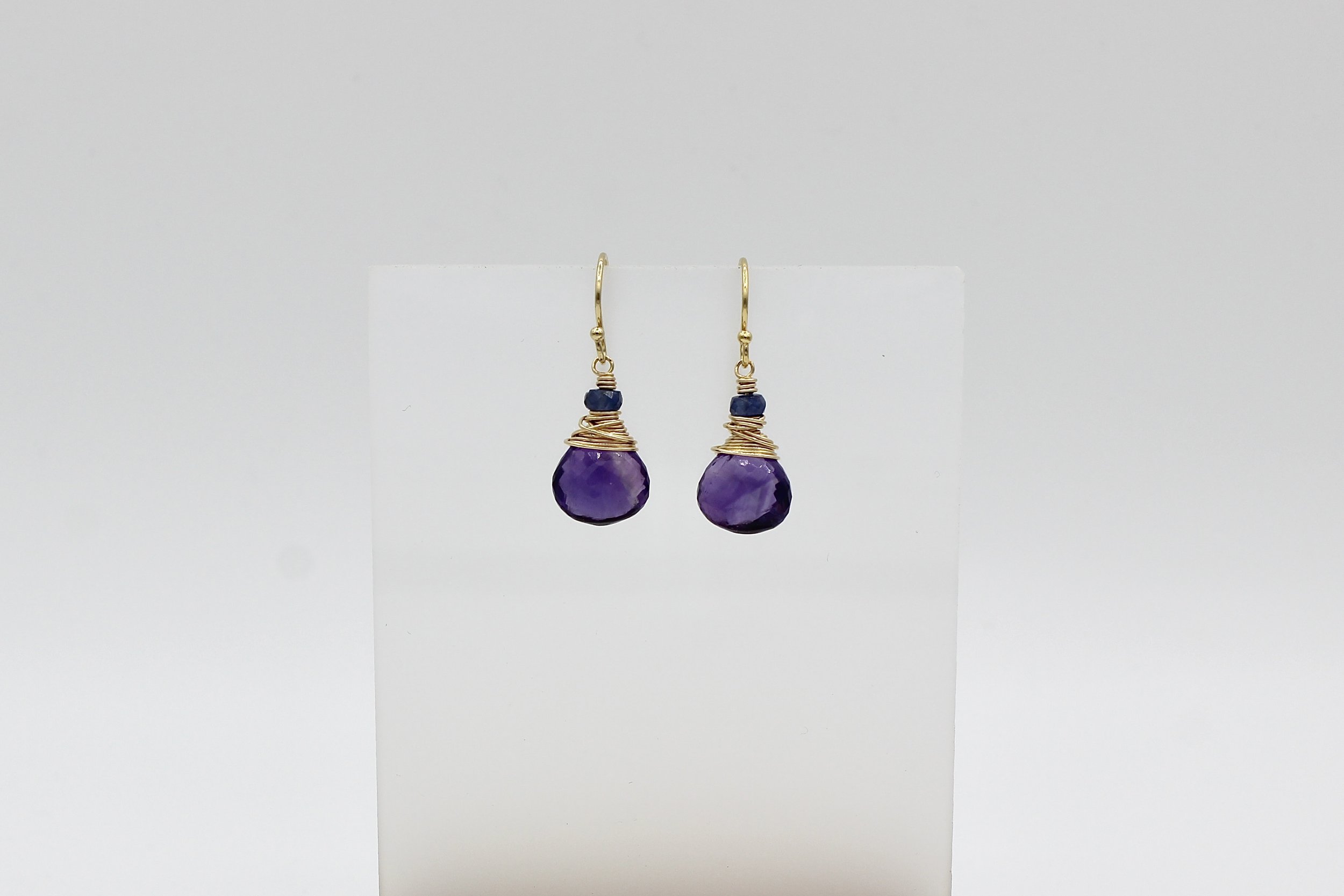 Chattral – Cupcake Amethyst Earrings