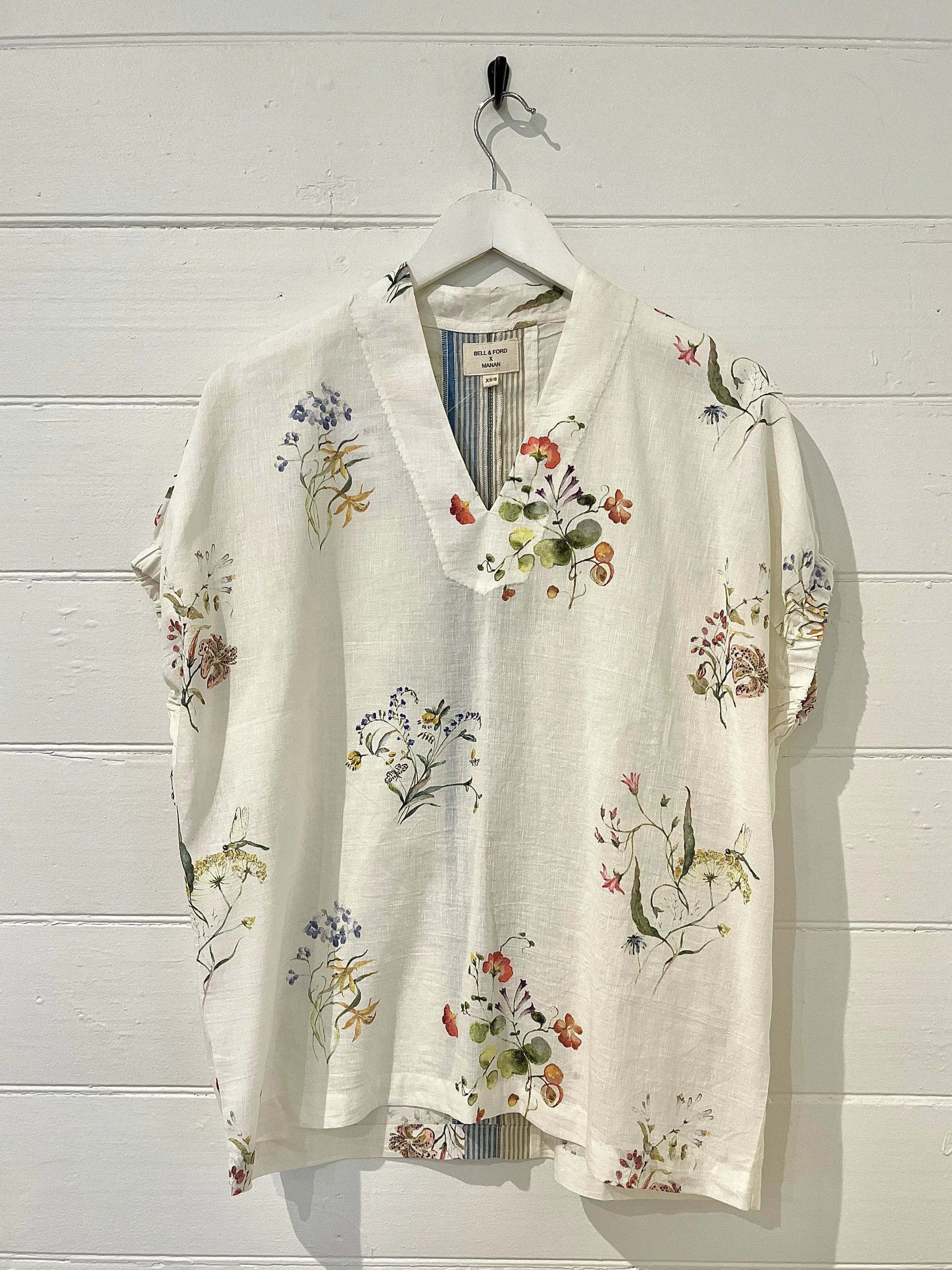 Manan x Bell & Ford – 'Unhurried' Top in Botanical