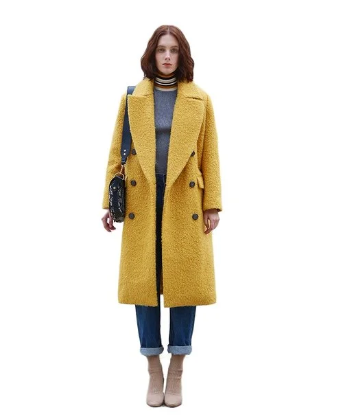 yellow designer jacket