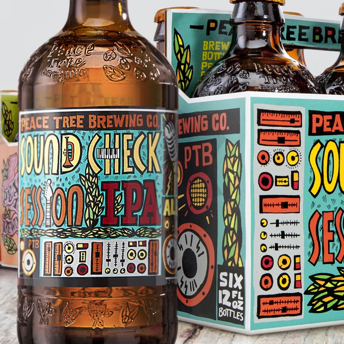 Label and Narrow Web – Peace Tree Brewing Company Finds Success with Packaging Redesign