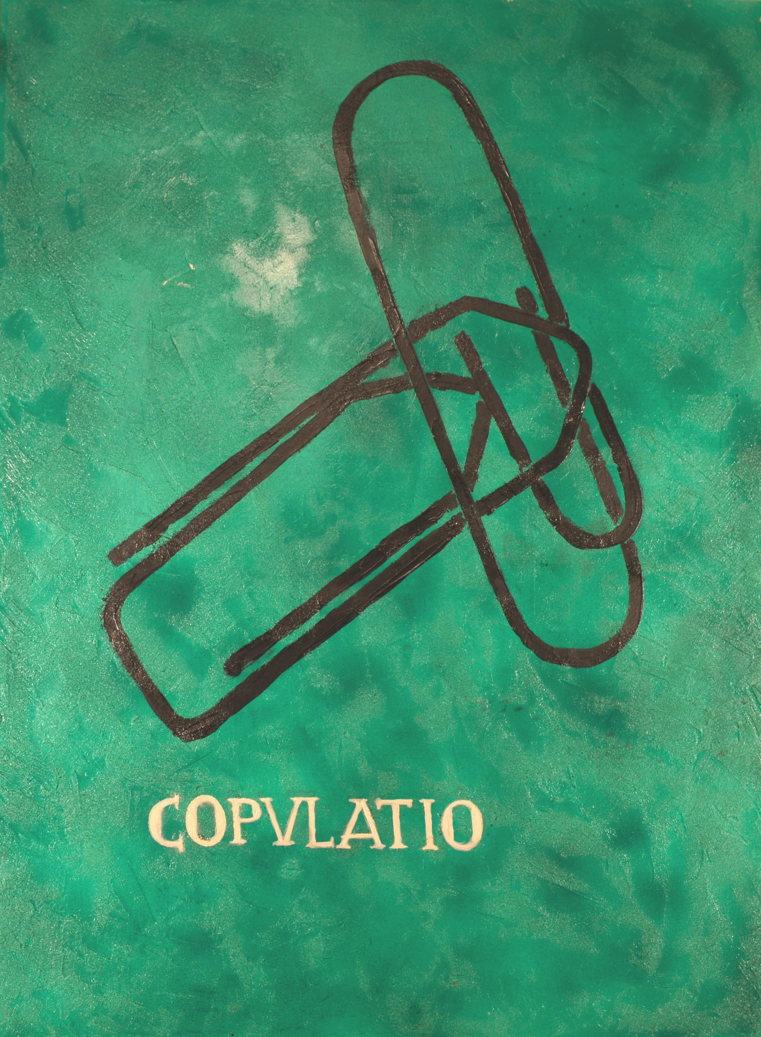 Copulatio. Oil on canvas. 24" x 24". GHLP-1003