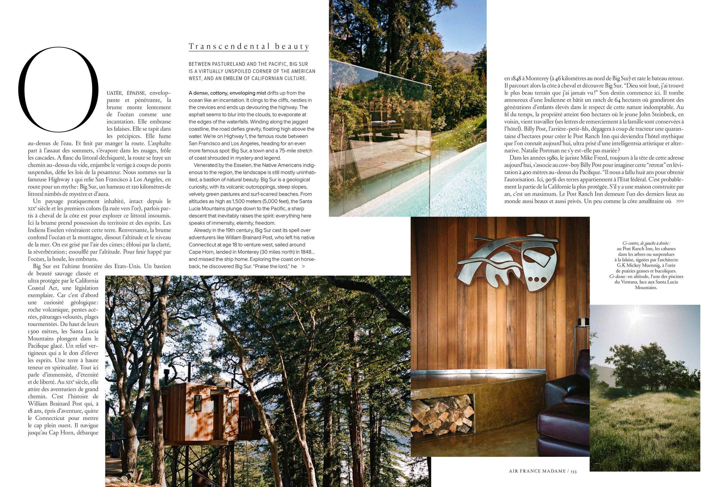 Air France Magazine / Big Sur, CA