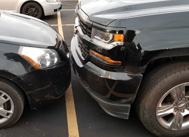 Used my truck like a door stopper... if i woulda left them with a flat tire, would i have been the asshole?

#truck #parkinglot #revenge #badparking #passiveaggressive #losemyshit