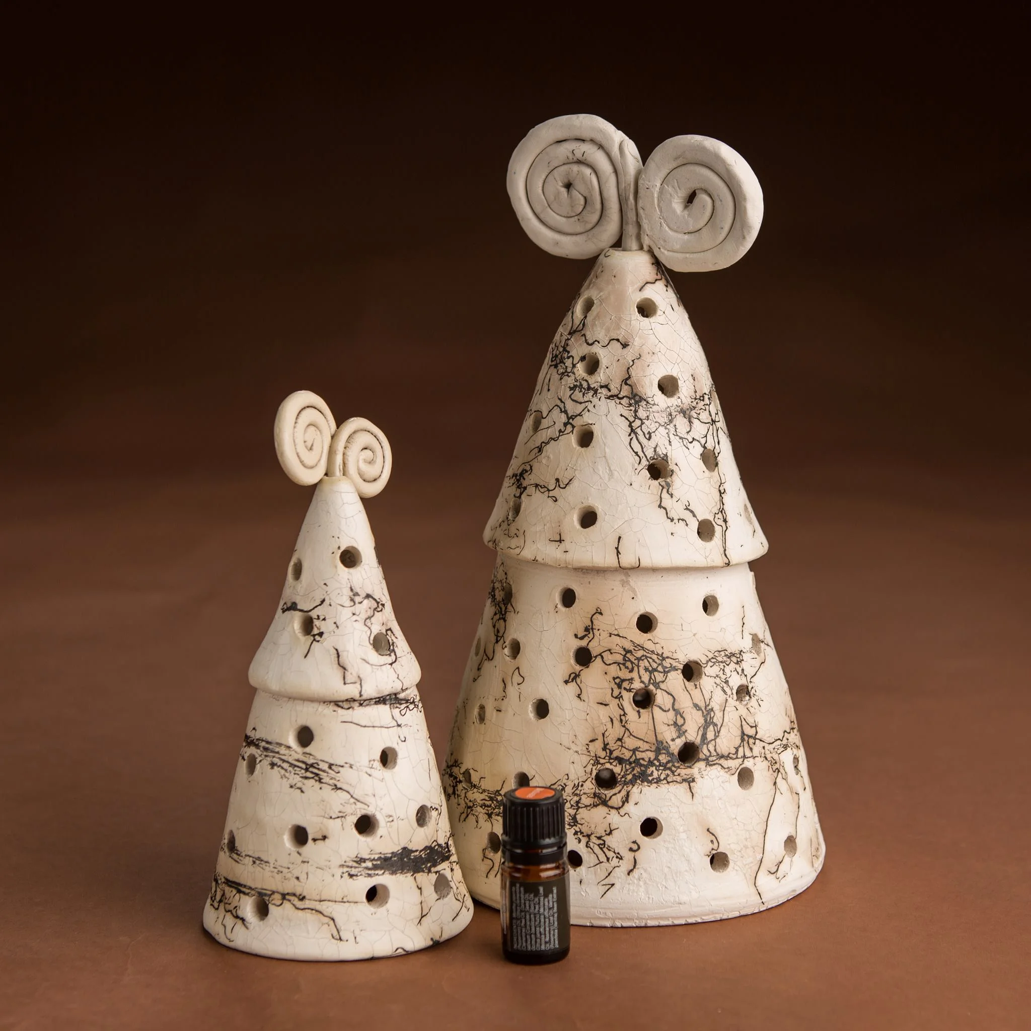 Christmas Tree - Horse Hair Finish - Candle Burner for Essential Oils