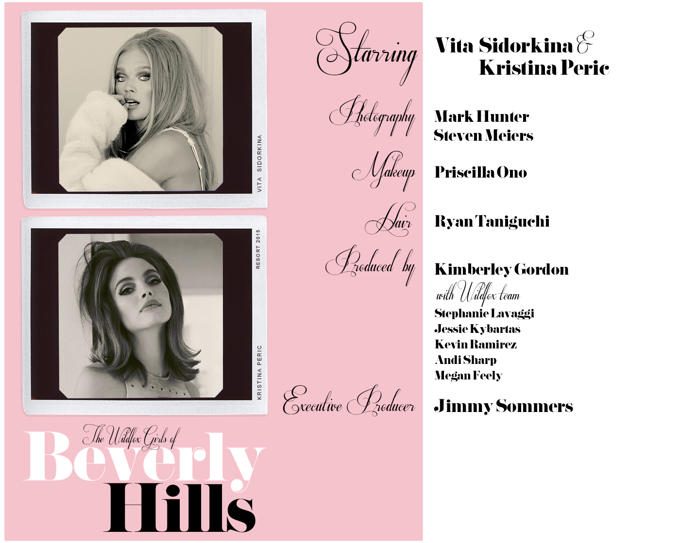 WILDFOX 2015 CAMPAIGN | GIRLS OF BEVERLY HILLS