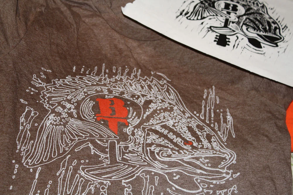 Linoleum Block Turned T-shirt
