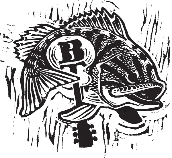 Linoleum Print for Bernie Thompson - Musician