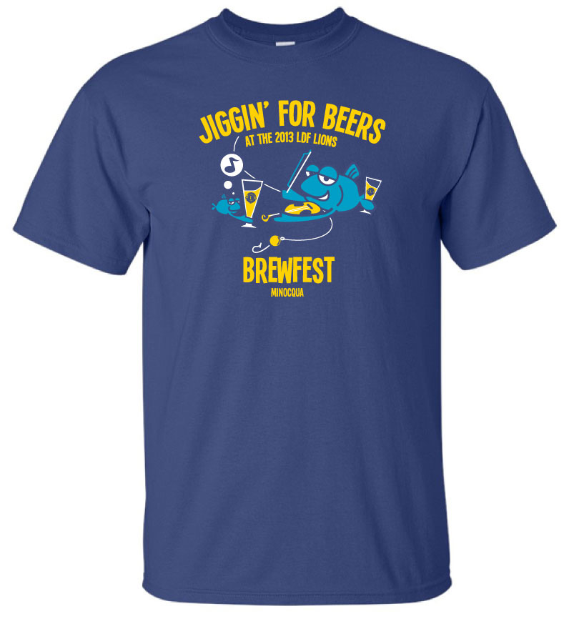 2013 Lac du Flambeau Lions Brewfest T-shirt