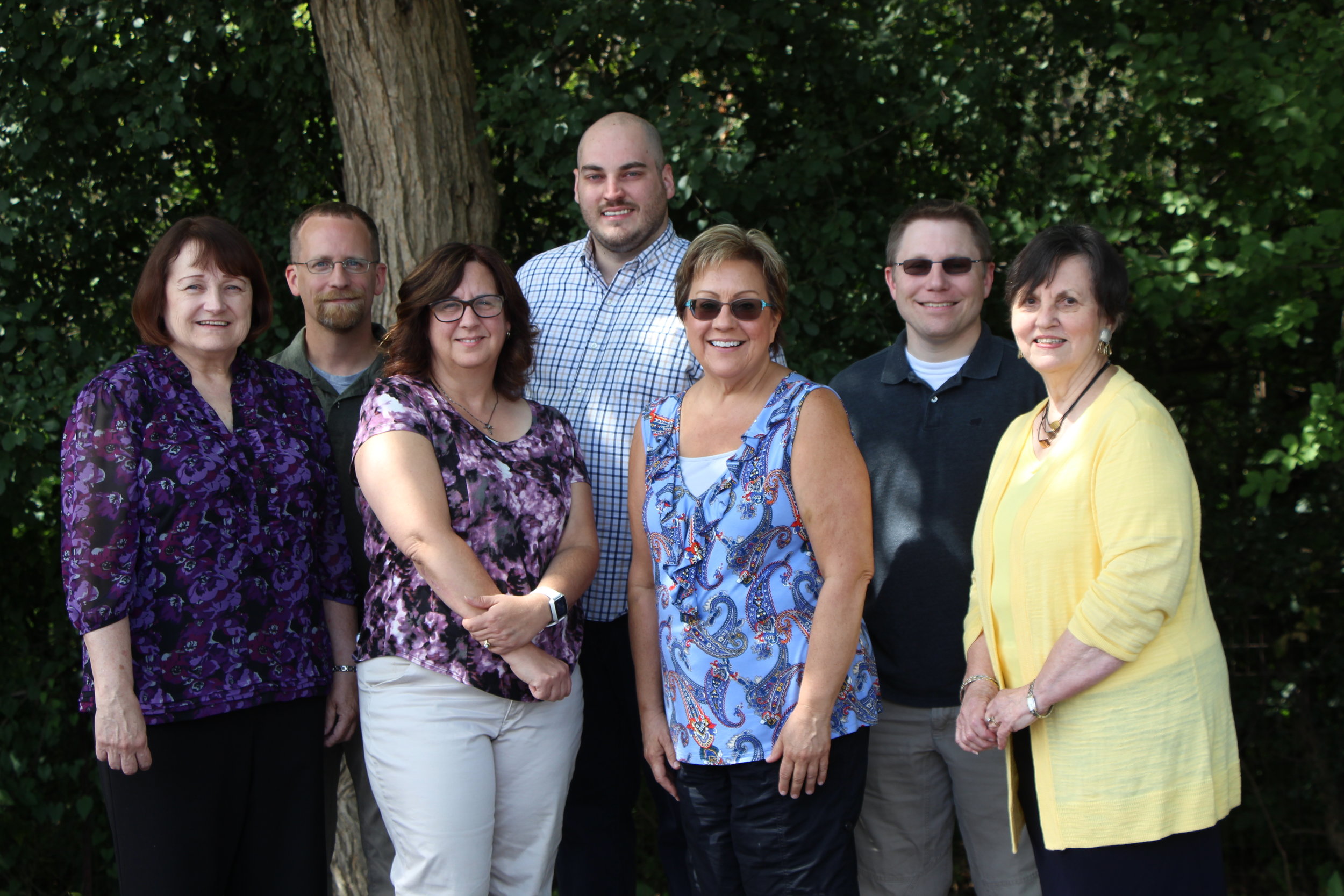 From left to right JoAnn Humphrey (joann@cccge.com), Mike Jones (mike@cccge.com), Patti Kramer (patti@cccge.com), Matt Wright (matt@cccge.com) Marilyn Leary (marilyn@cccge.com), Mark Watson (mark@cccge.com), and Marilyn Brown (marilynb@cccge.com)