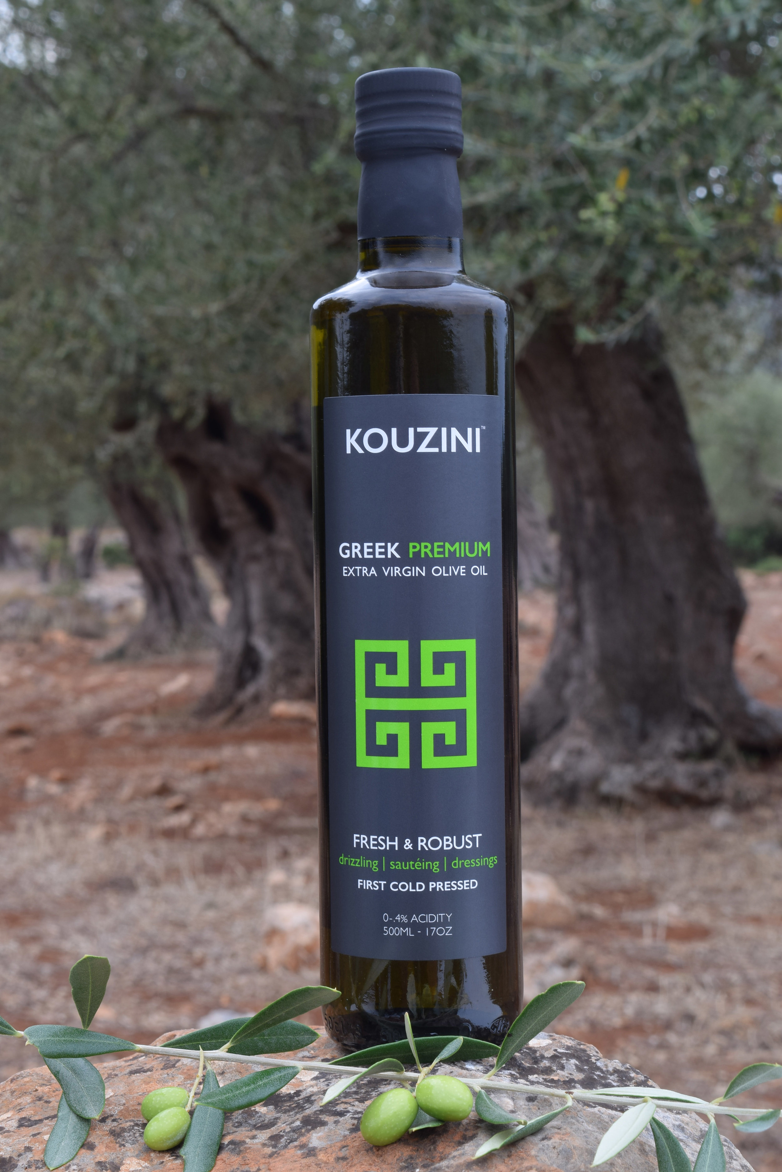 Ultra Premium Greek extra virgin olive oil.