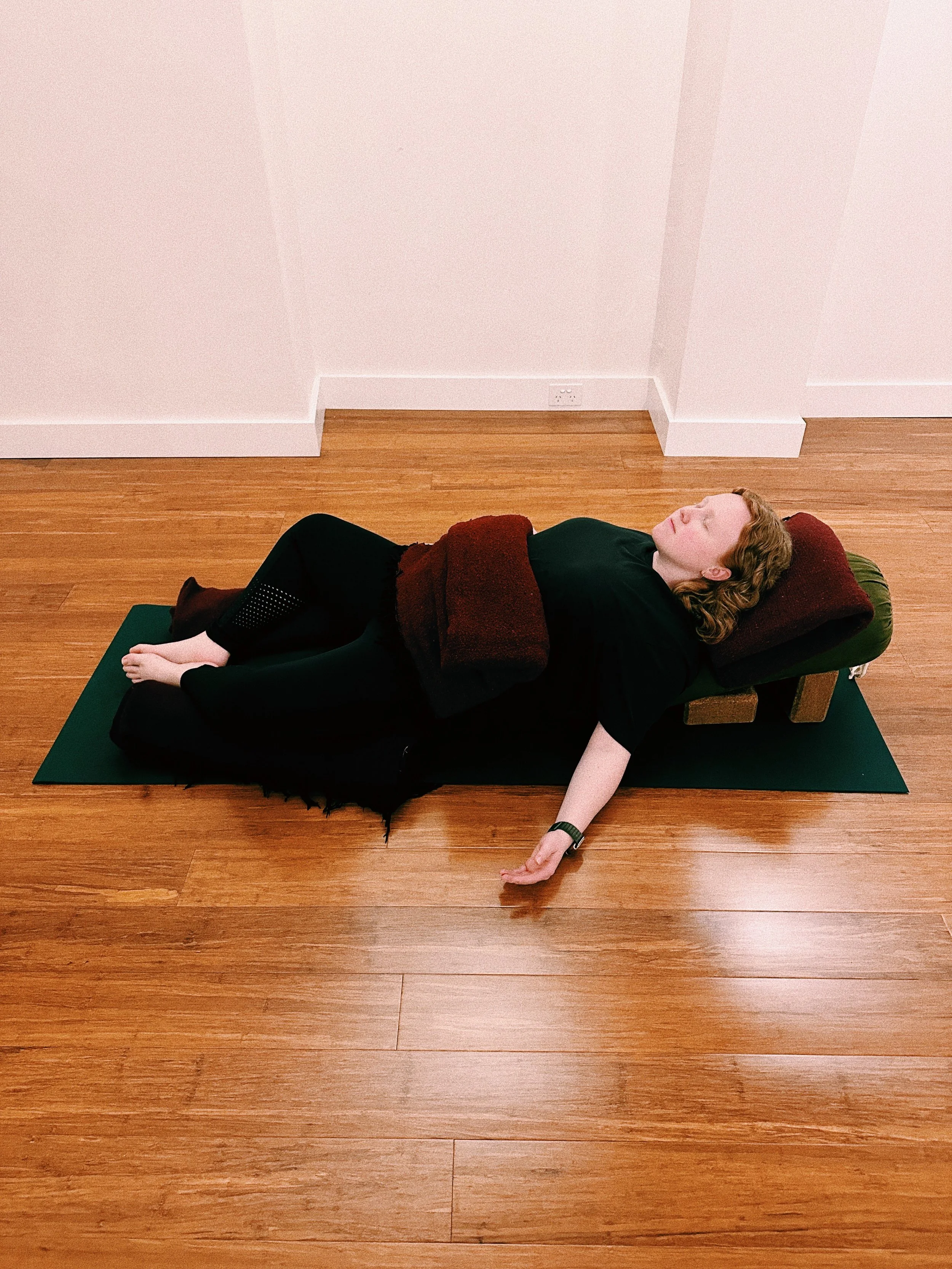 Restorative yoga for year's end