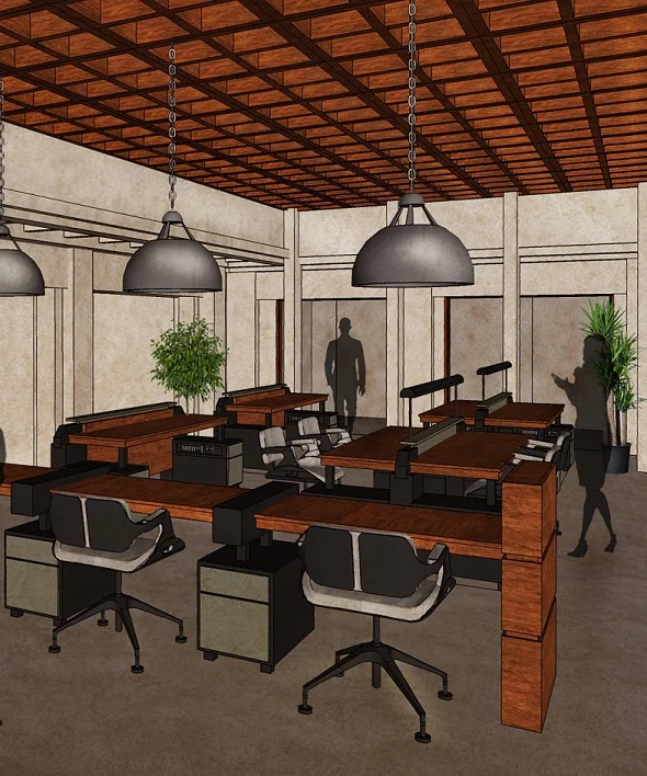 QA coworking - office design