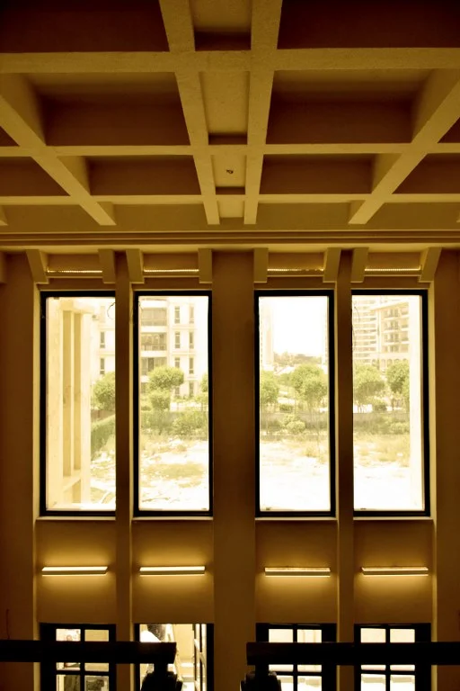 minaret house, chaukor studio- living room