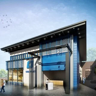   Colorjet Industry, Exterior Design  Noida Phase -2 (BUA- 23,000sqft) 