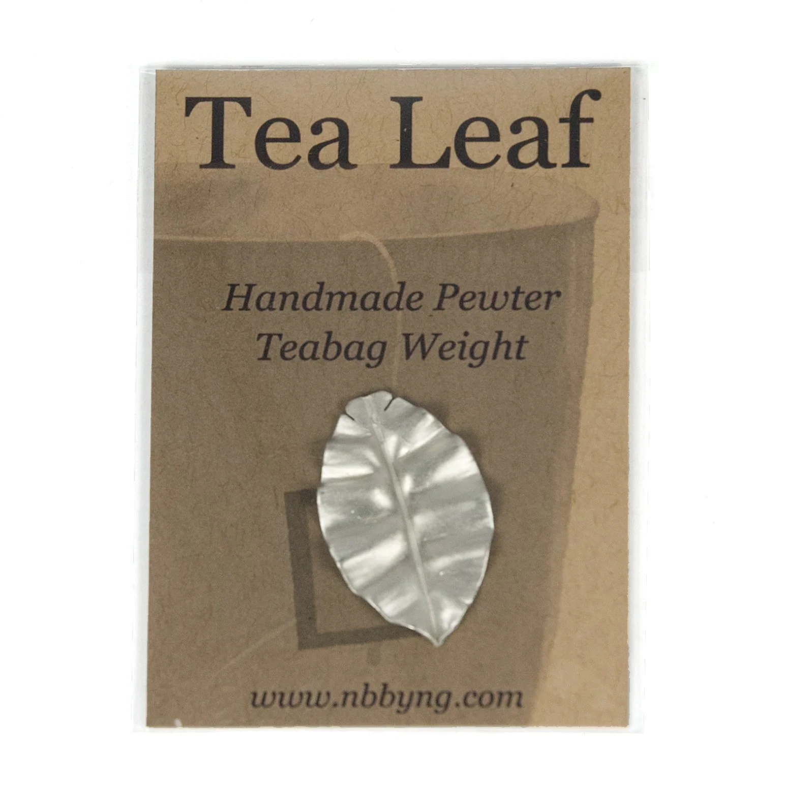Tea Leaves - Pewter Fold-formed Teabag Tag Weight — nbNg - Metalsmith ...