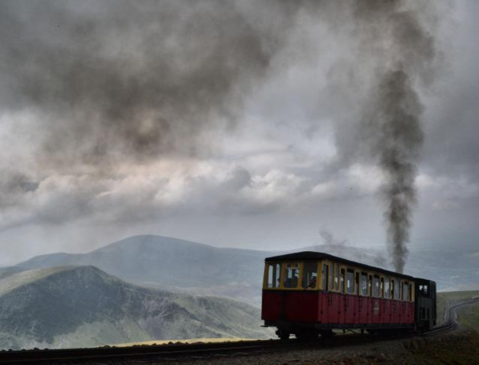 A moody Snowdon Mountain Railway, Photo by Tony Richards