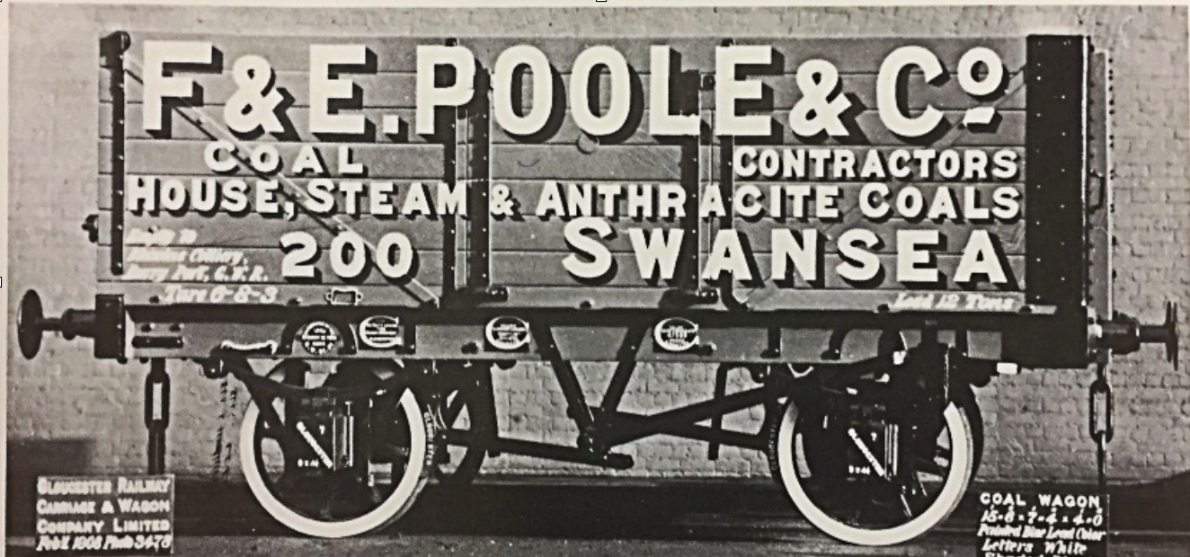 The original wagon dates from 1908, was one of ten ordered, and was built by the Gloucester Railway Carriage and Wagon Company.
