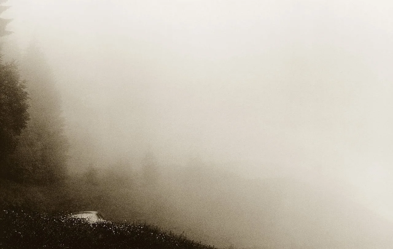 Porsche In Mist