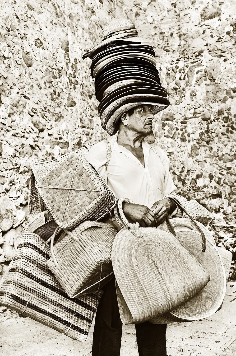 Hats and baskets